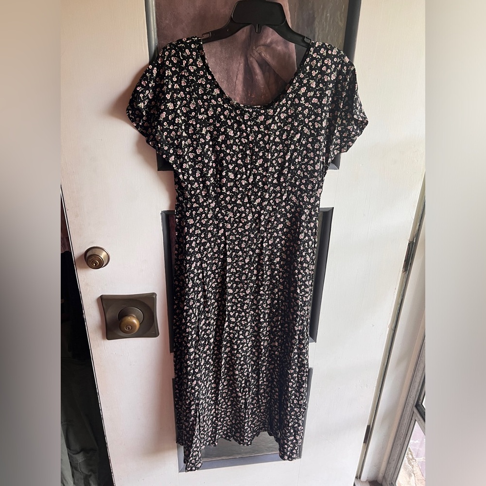 Vintage All That Jazz Floral Maxi Dress